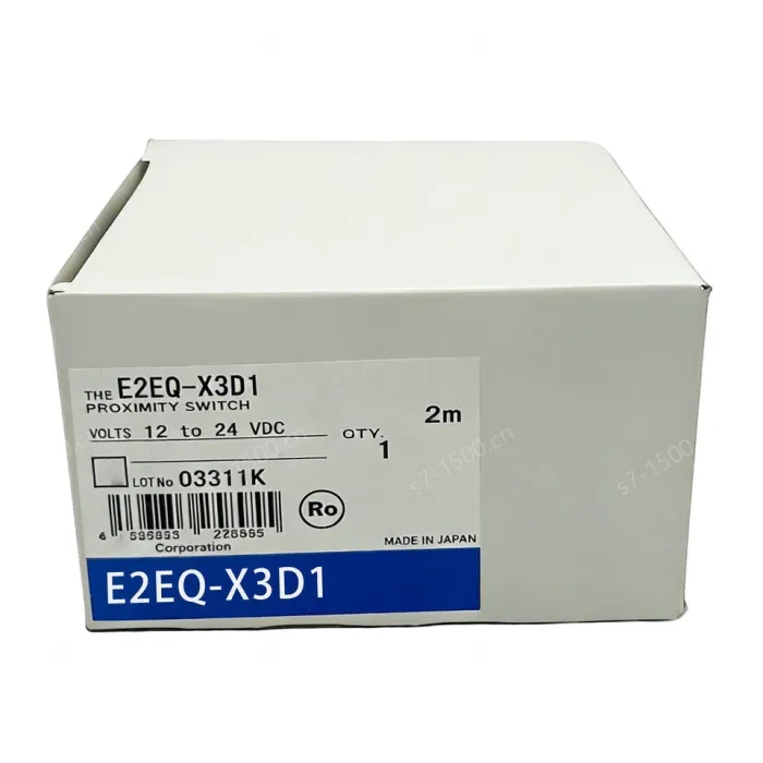 Best Quality E2EQ-X3D1 Shielded Cylindrical Inductive Proximity Sensor Splash Proof Type M12 Threaded 1Year Warranty