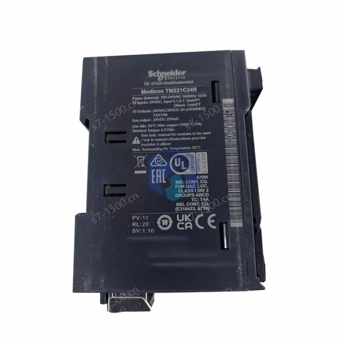 Fast Delivery Modicon M221 Compact PLC 24 I/O TM221C24R TM221C24T TM221C16R TM221C40R PLC Programming Controller in Stock