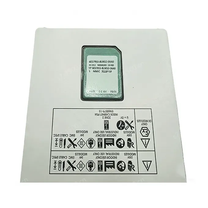 100% Original Brand New 6ES7953-8LM32-0AA0 4MB MMC Card for S7-300/S7-400 PLC Program Storage 1 Year Warranty Direct Plug-in