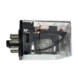 Din Rail Mount MK3P5 Sealed Electromagnetic Changeover Contact Relay AC 250V 10A General Purpose for Programmable Relay