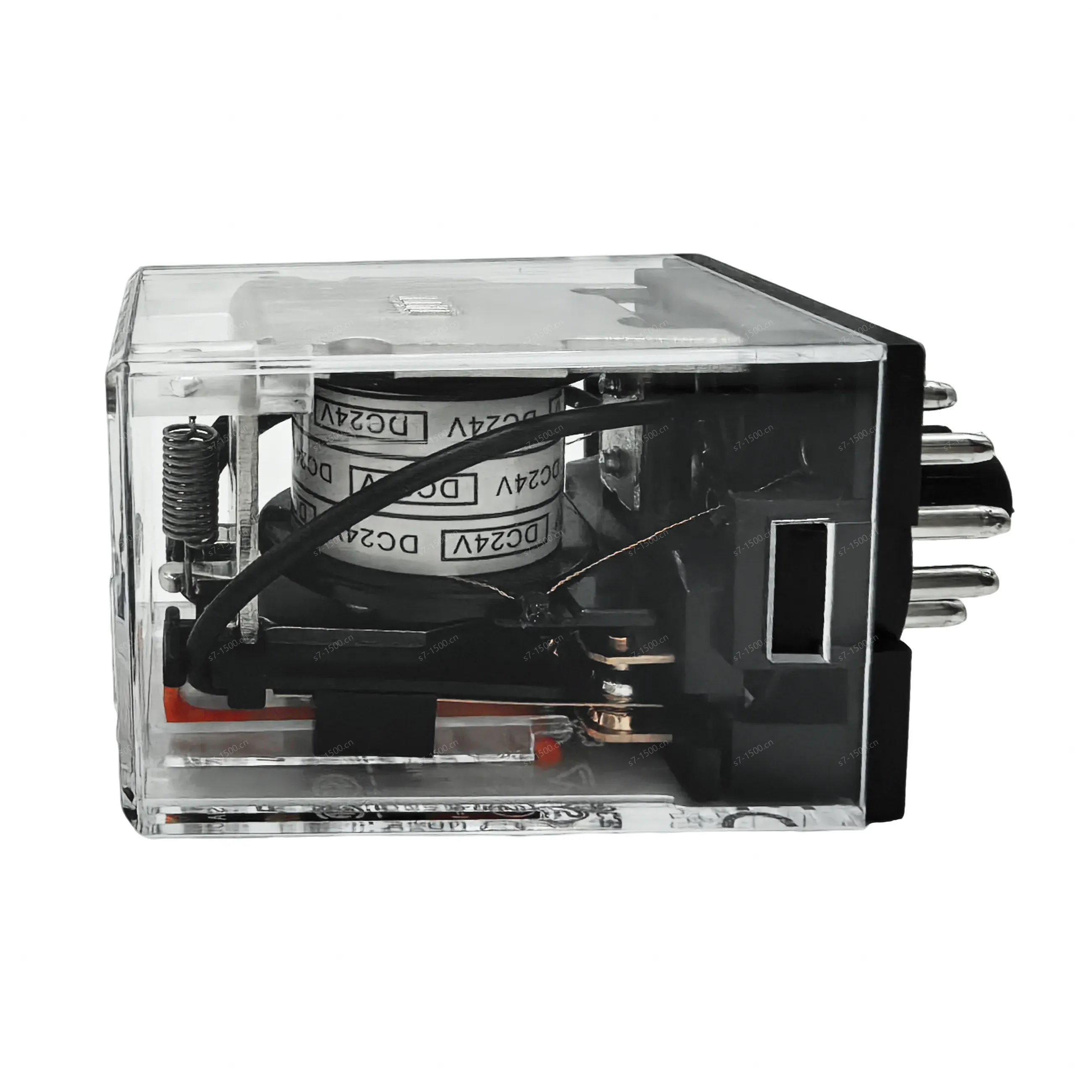 Din Rail Mount MK3P5 Sealed Electromagnetic Changeover Contact Relay AC 250V 10A General Purpose for Programmable Relay