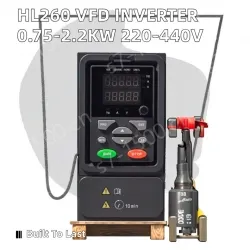 1.75KW Single Phase AC Drive Frequency Converter 1.5KW 2.2KW 220V 380V 440V 3PH VFD AC Inverter for Water Pump
